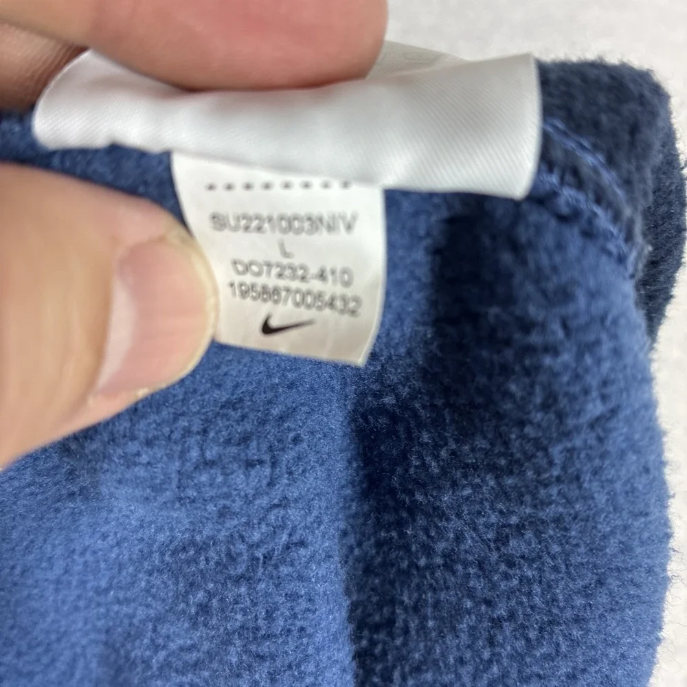 Nike Sportswear Hybrid Fleece Joggers Men's Large Blue Red DO7232-410 Streetwear